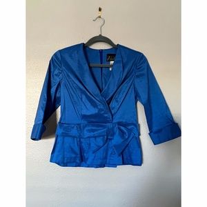 Alex Evening Royal Blue Blouse